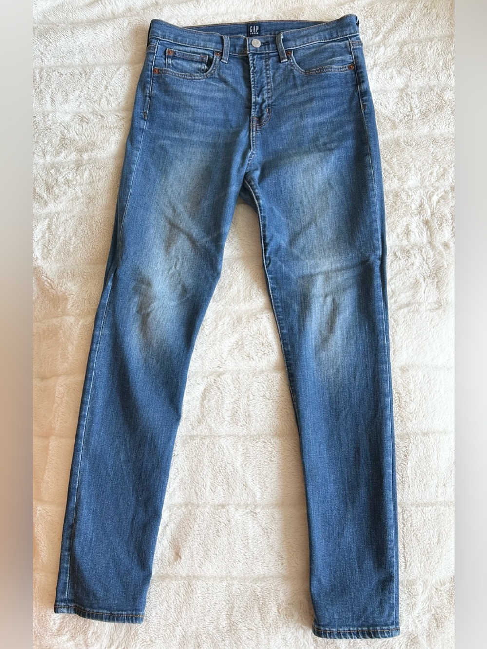 GAP Women's Blue Denim Jeans - Skinny Fit